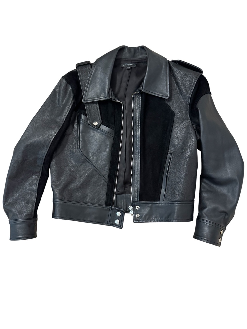 Eytys Mixed-Material Unisex Leather Jacket